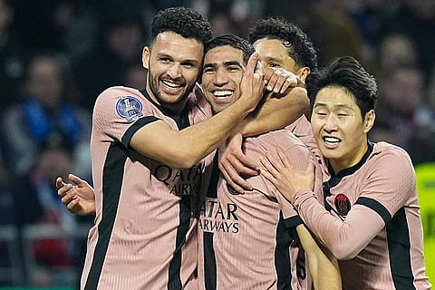 French League One Soccer Match: Lyon vs Paris Saint-Germain