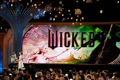 SAG Awards 2025: Cynthia Erivo, from left, Marissa Bode, and Ariana Grande