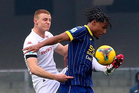 Spain Soccer La Liga: Fiorentina vs Hellas Verona