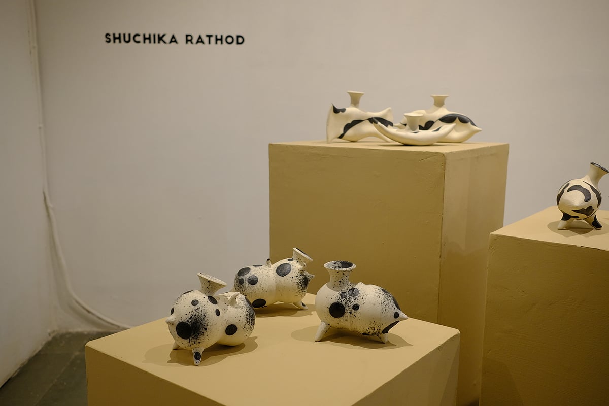 Work of Suchika Rathod in the exhibition