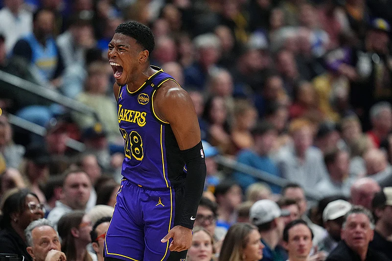 NBA Basketball 2024-25 Los Angeles Lakers vs Denver Nuggets game: Rui Hachimura
