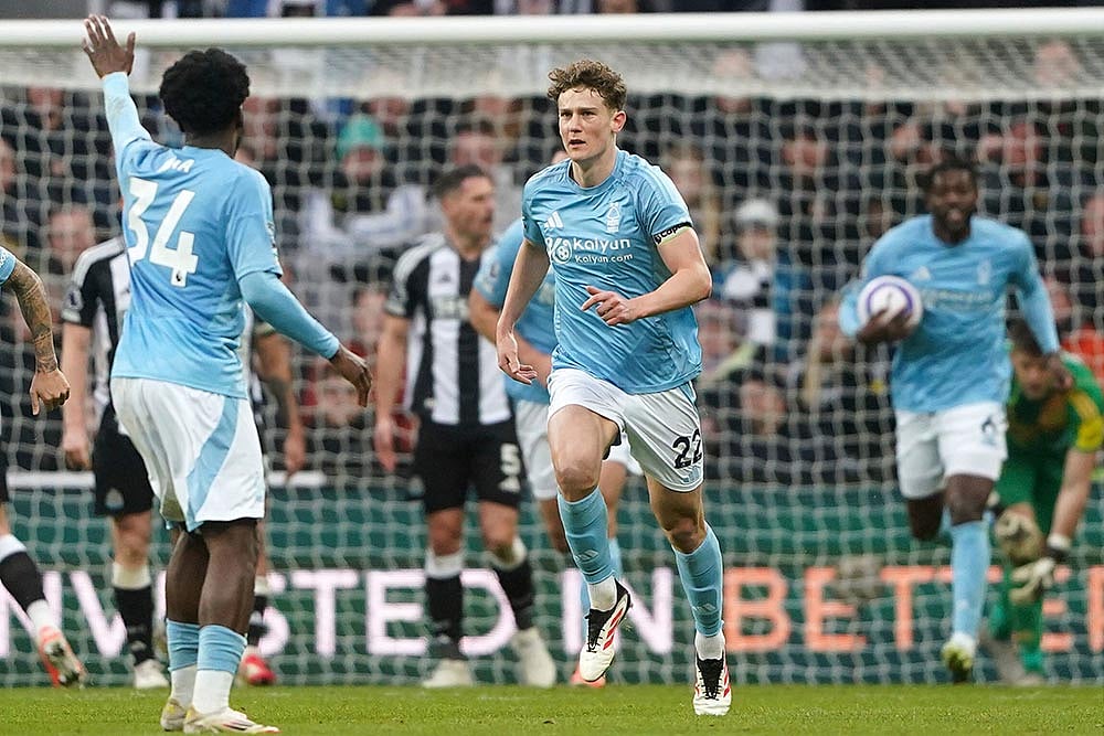 | Photo: Owen Humphreys/PA via AP : EPL: Newcastle United vs Nottingham Forest