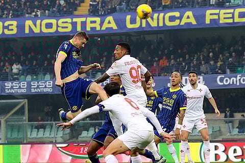 La Liga Soccer Match: Hellas Verona vs Fiorentina