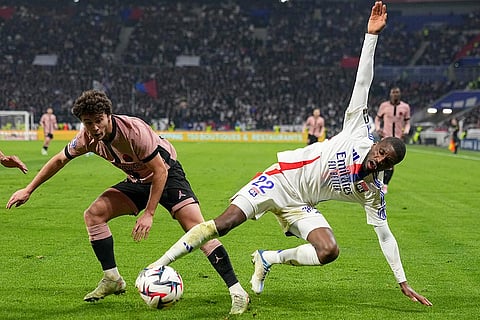 French League One Soccer Match: Paris Saint-Germain vs Lyon