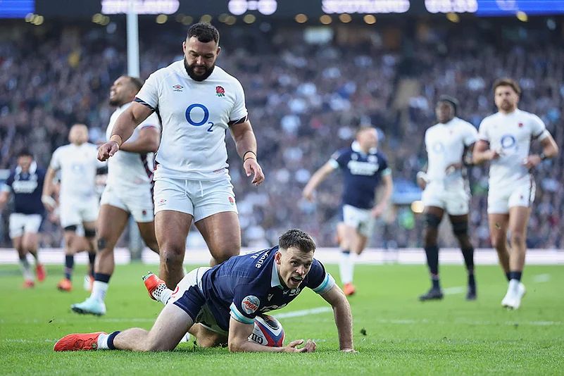 England vs Scotland Guinness Men’s Six Nations Rugby match: Ben White