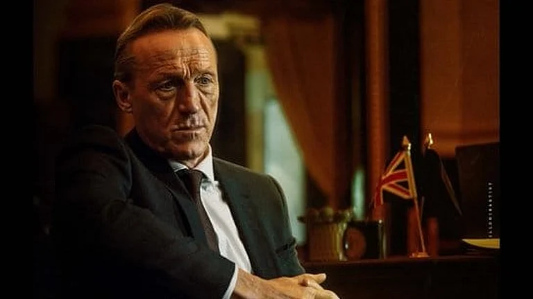 Jerome Flynn's poster from Mohanlal's L2: Empuraan - X