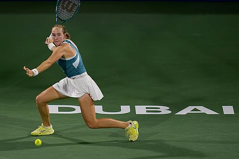 Dubai Duty-Free Tennis Championship: Mirra Andreeva returns to Clara Tauson
