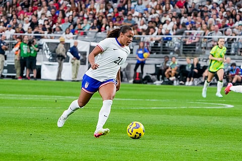 SheBelieves Cup, Australia vs US: United States forward Michelle Cooper 