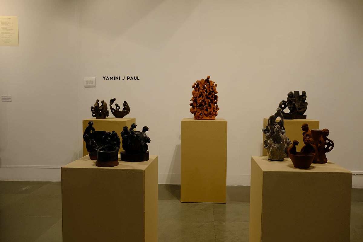 Sculpted artworks of artist Yamini J Paul 