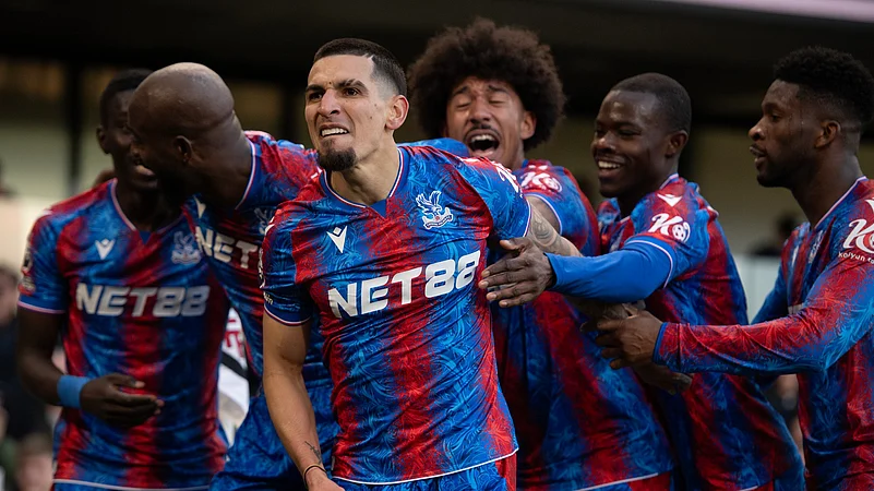 Crystal Palace celebrate against Fulham