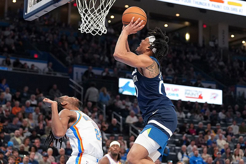 NBA Basketball Minnesota Timberwolves vs Oklahoma City Thunder: Terrence Shannon Jr