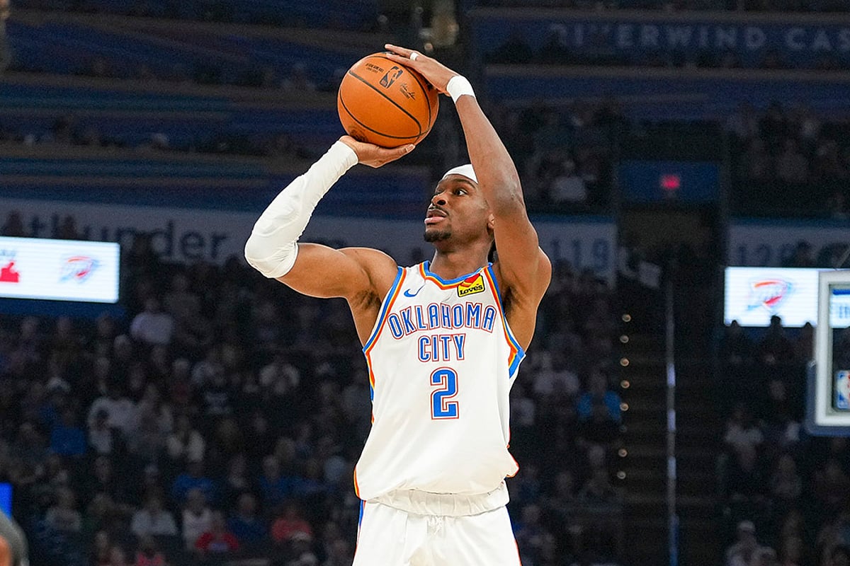 NBA Basketball Minnesota Timberwolves vs Oklahoma City Thunder: Shai Gilgeous-Alexander