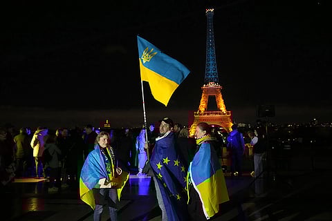 France Russia Ukraine War Anniversary