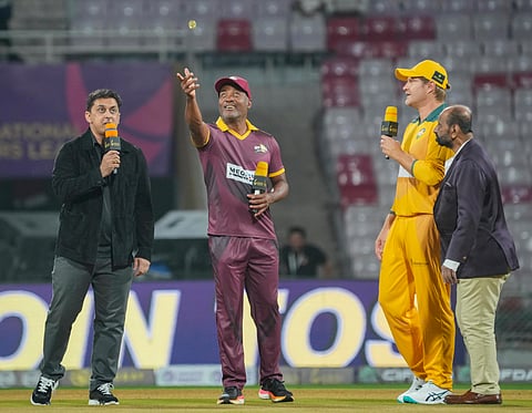 Masters League Cricket, West Indies Vs Australia: WI Masters captain Brian Lara and AUS Masters captain Shane Watson