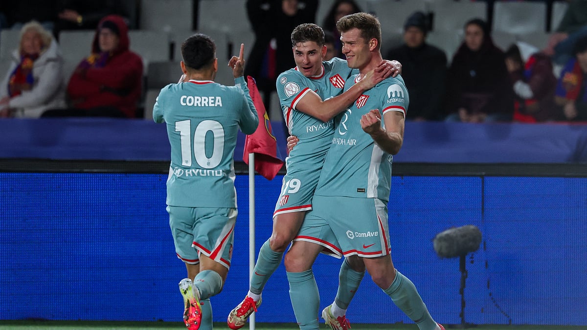 Alexander Sorloth celebrates his last-gasp leveller on Tuesday