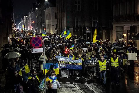 Denmark Russia Ukraine War Anniversary