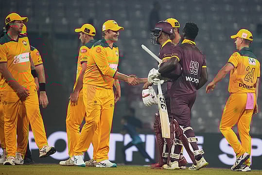 International Masters League: Lendl Simmons Blitzkrieg Helps West Indies Beat Australia By Seven Wickets