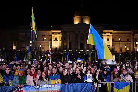 London Russia Ukraine War Anniversary