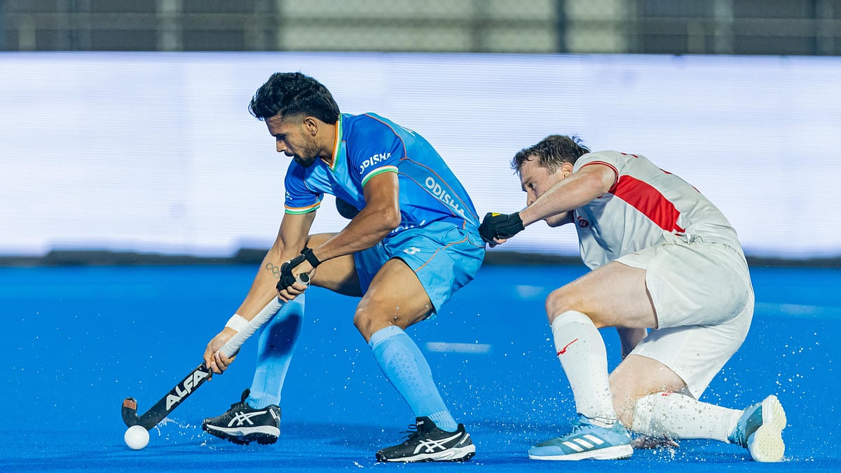 Photo: Hockey India : India Vs England, FIH Pro League 2024-25.