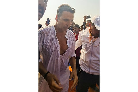 Akshay Kumar at Maha Kumbh Mela