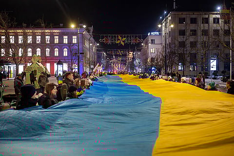 Lithuania Russia Ukraine War Anniversary