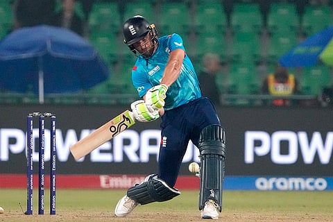 ICC Champions Trophy, AFG vs ENG: England's Jos Buttler plays a shot