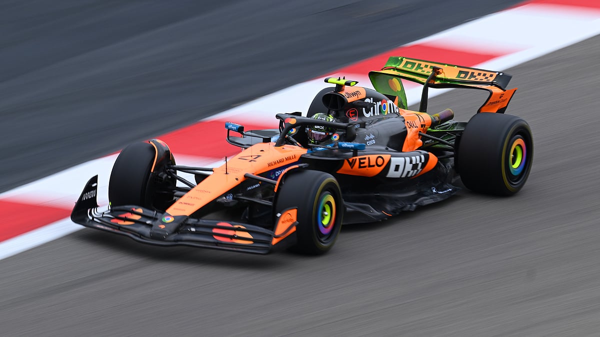Lando Norris was top on day one of the first day of pre-season testing