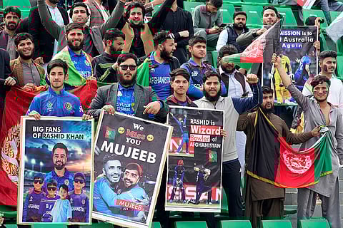 ICC Champions Trophy, AFG vs ENG: Fans cheer for their team