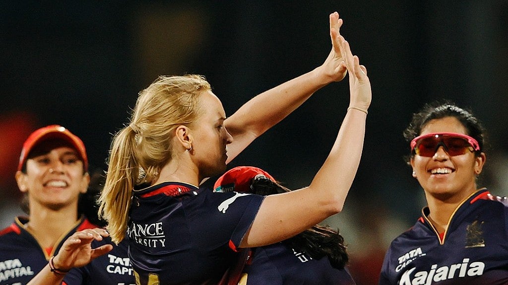 Photo: X | Royal Challengers Bengaluru : Royal Challengers Bengaluru women players in the WPL 2025.