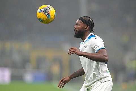 Coppa Italia, Inter vs Lazio: Lazio's Nuno Tavares in action