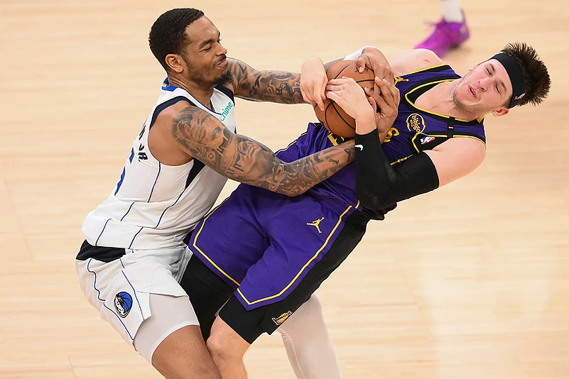 NBA Basketball 2024-25 Dallas Mavericks vs Los Angeles Lakers: P.J. Washington