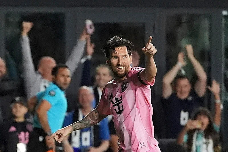 CONCACAF Champions Cup Sporting KC vs Inter Miami Soccer: Lionel Messi