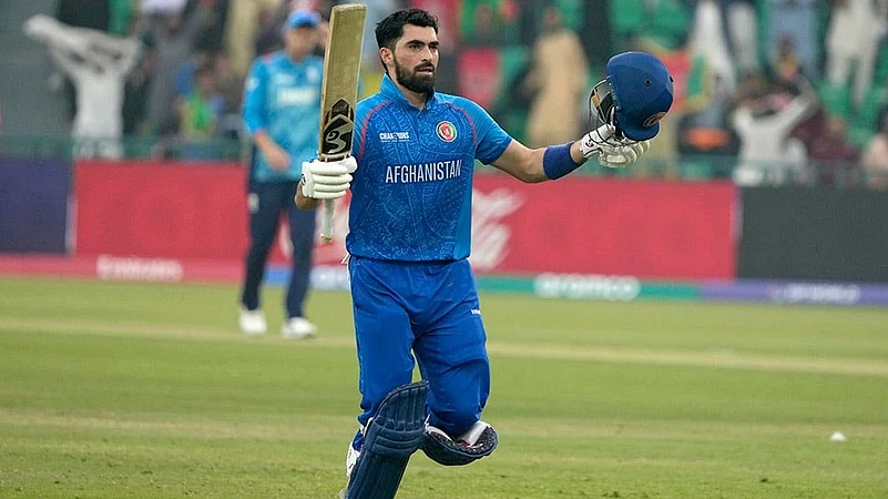 ICC Champions Trophy Cricket 2025 Afghanistan and England AFG vs ENG CT 2025: Ibrahim Zadran