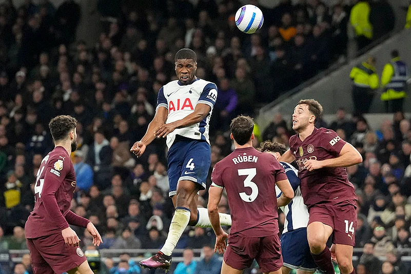 English Premier League Soccer 2024-25 Tottenham Hotspur vs Manchester City: Kevin Danso