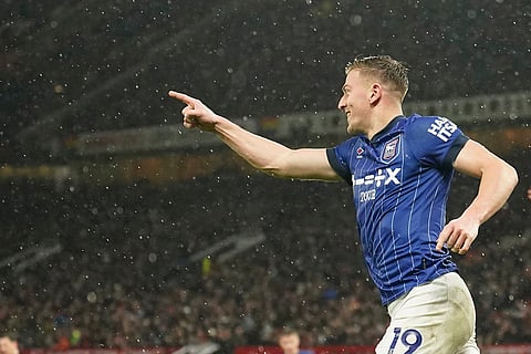 EPL 2024-25: Ipswich Town's Jaden Philogene celebrates after scoring his side's second goal