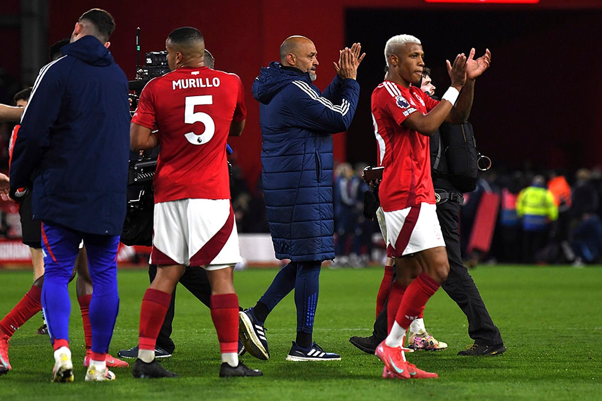 English Premier League Soccer 2024-25 Nottingham Forest vs Arsenal: Nuno Espirito Santo