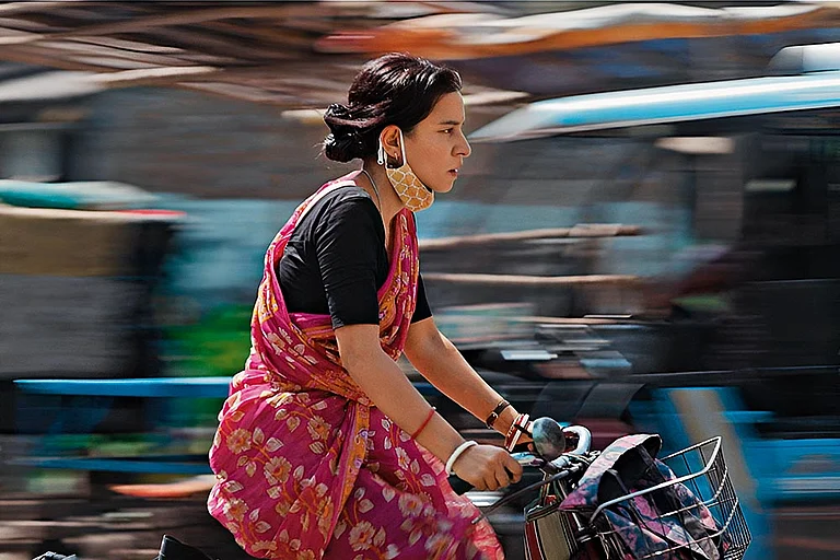 Burning Bright: Maya (Tillotama Shome), caregiver to her ailing husband, struggles to support her family unit in Baksho Bondi - | Courtesy: IMDB