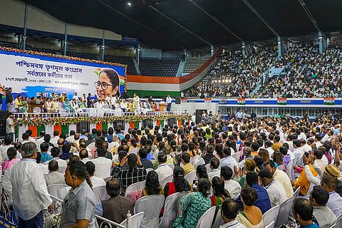 TMC workers meeting in Kolkata