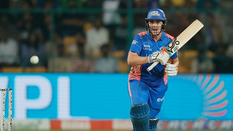 Photo: X | Women's Premier League : Mumbai Indians women batter Nat Sciver-Brunt.