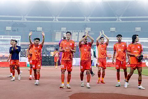 ISL 2024-25, Punjab FC Vs FC Goa: Punjab FC players applaud the fans