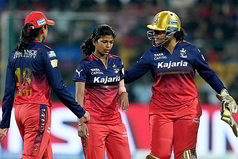 WPL 2025, RCB vs GG: Bengaluru’s captain Smriti Mandhana, Prema Rawat and wicketkeeper Richa Ghosh