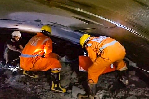 Rescue ops underway at collpased SLBC tunnel