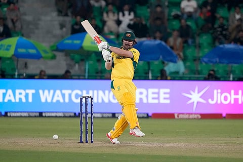 ICC Champions Trophy, AFG vs AUS: Australia's Travis Head plays a shot