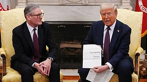 | Image- AP : Keir Starmer and Donald Trump