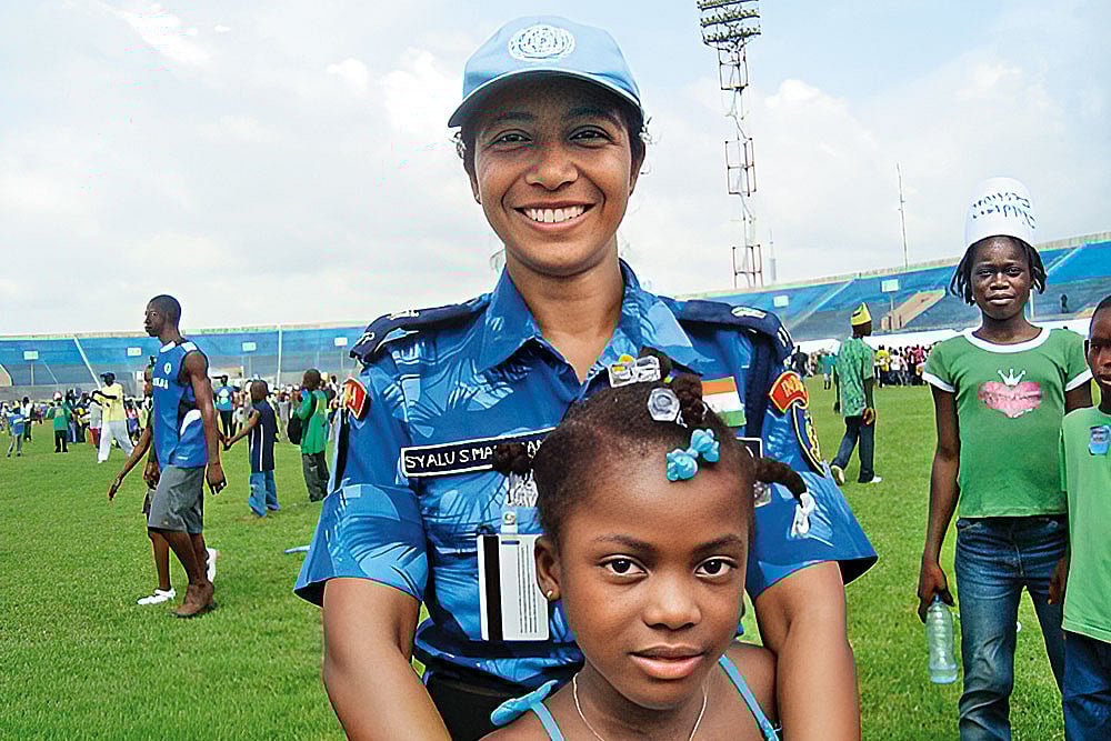 | Courtesy-Syalu S Maharana : On a Mission: Syalu Maharana in Liberia on a UN Peacekeeping mission