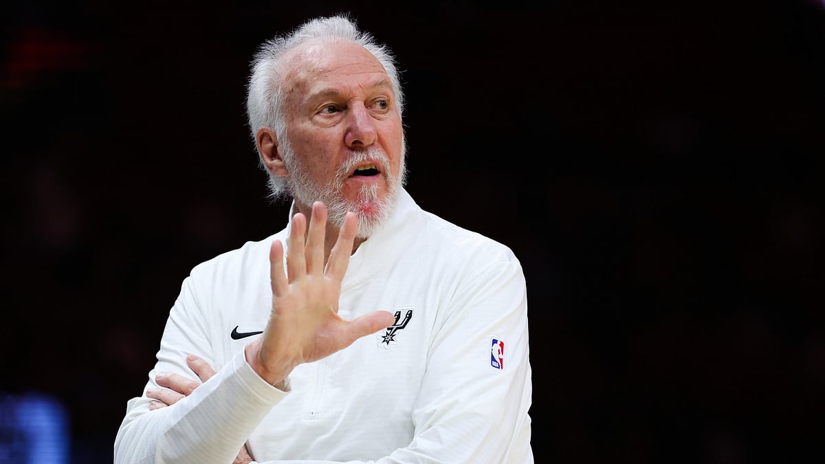 San Antonio Spurs coach Gregg Popovich.