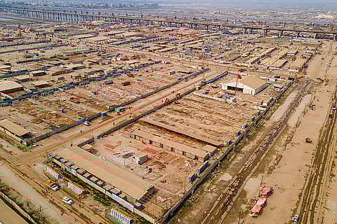 Maha Kumbh 2025: An aerial view of the Sangam area