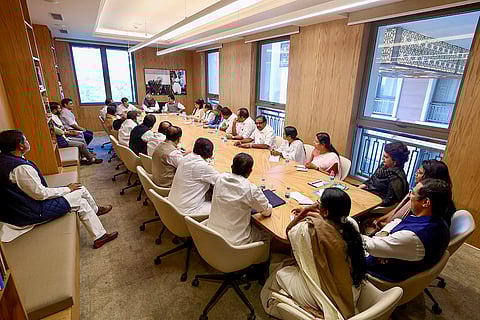 Meeting with Congress leaders from Kerala