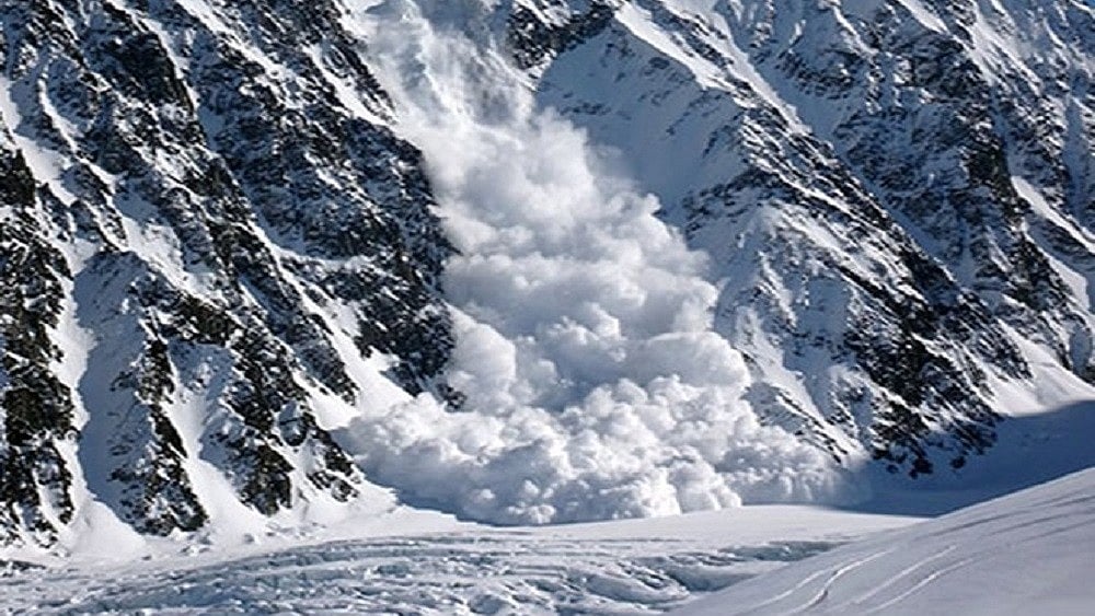| Image- Representational : Avalanch In Uttarakhand