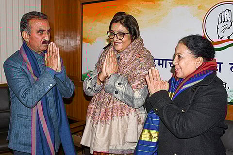 Congress meeting in Shimla